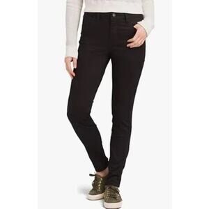 PrAna Womens Oday Organic Cotton Skinny Jeans Pants 6 Black Stretch Gorpcore